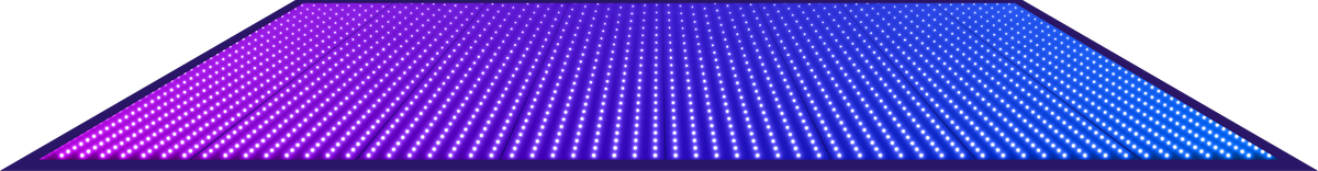 Dance Floor with Colorful LED